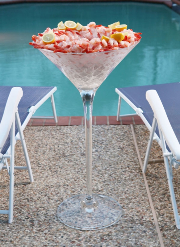 Giant Martini Glass Outdoor Poolside Decor