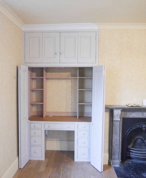 hide away home.office | Home office closet, Home office desks, Office ...