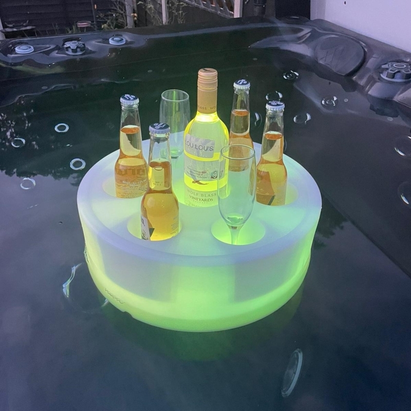 Hot tub LED floating spa bar | Miami Spas