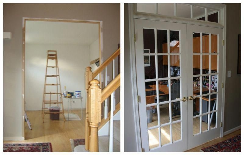 I want to add french doors and a transom window to our dining room ...