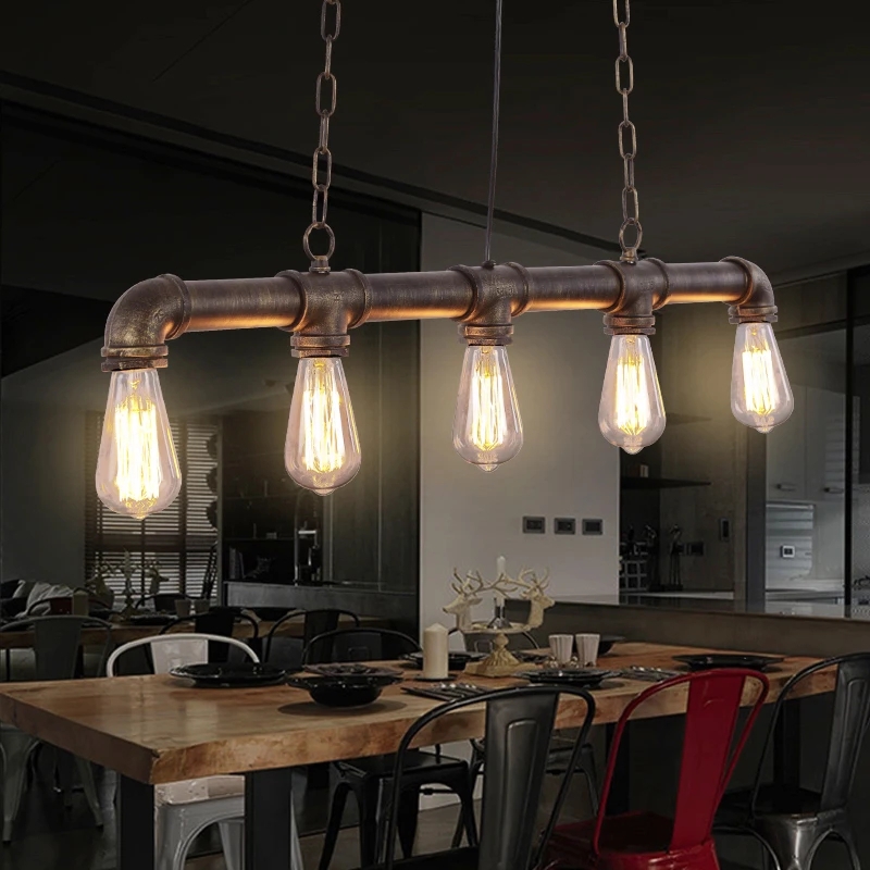 Industrial Vintage Edison Pendant Lights for Dining Room
