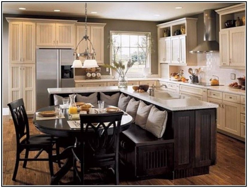 Island kitchen table 27 captivating ideas for kitchen island with ...