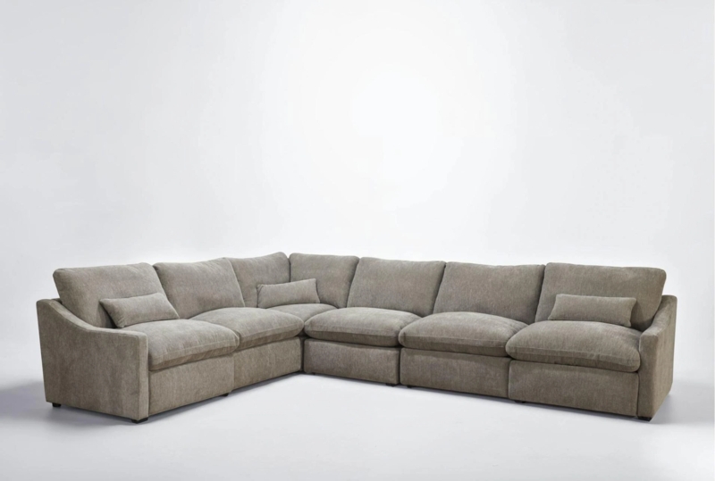 Kennedy Mocha Brown Beige Modular Power Reclining Sectional