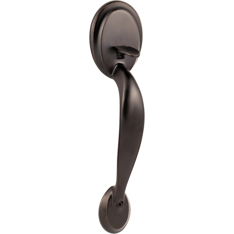 Kwikset Dakota Venetian Bronze Entry Door Exterior Handle at