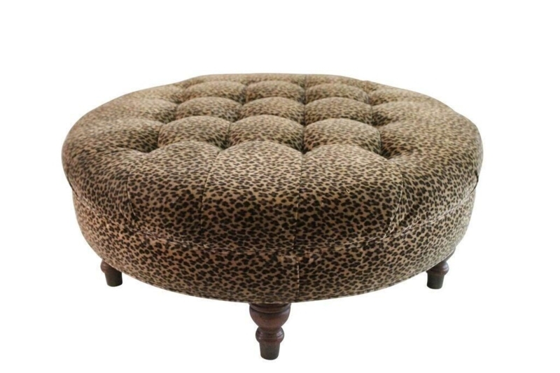 Leopard Print Ottoman | Living room furnishings, Ottoman, Unique ...