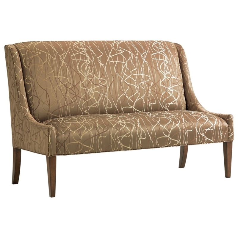Lexington Upholstered Dining Banquette with Modern Pattern