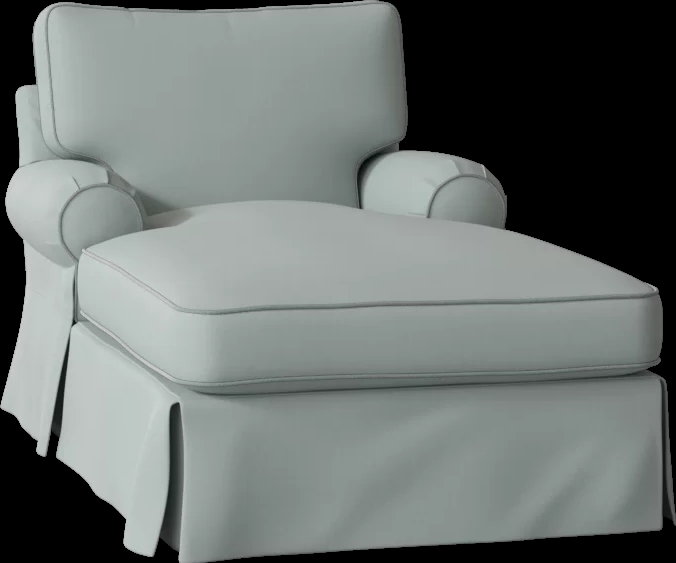 Lily Slipcovered Chaise Lounge | Slipcovers, Chaise lounge, Chaise
