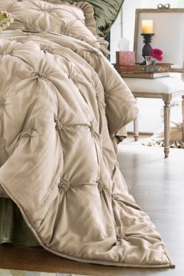 Lombardi Smocked Coverlet | Soft surroundings bedding, Luxury bedding ...