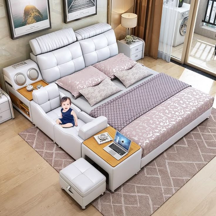 Lucinda Modular Modern Multifunctional Smart Bed