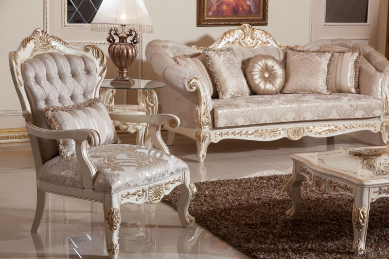 Luxurious Handmade Turkish Vizyon Sofa Set