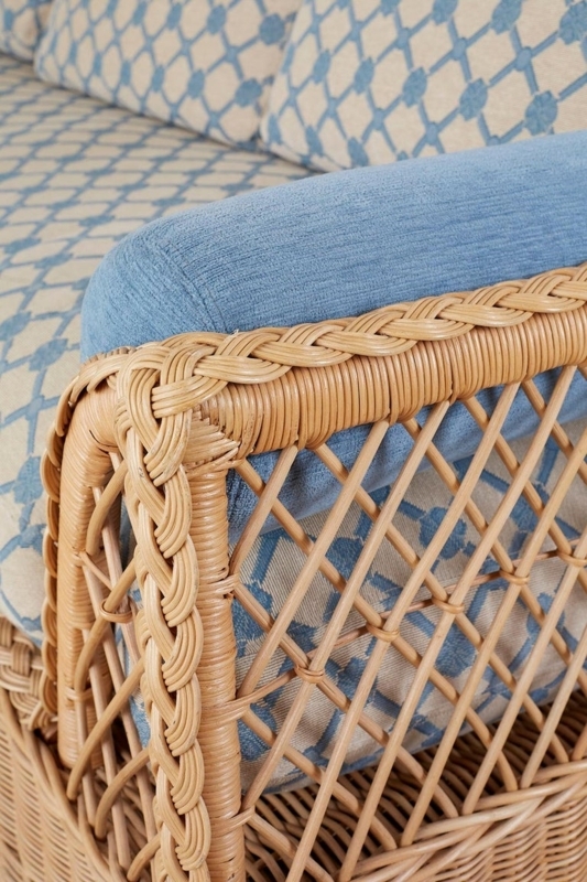 McGuire Organic Modern Rattan and Wicker Daybed Sofa at 1stDibs ...