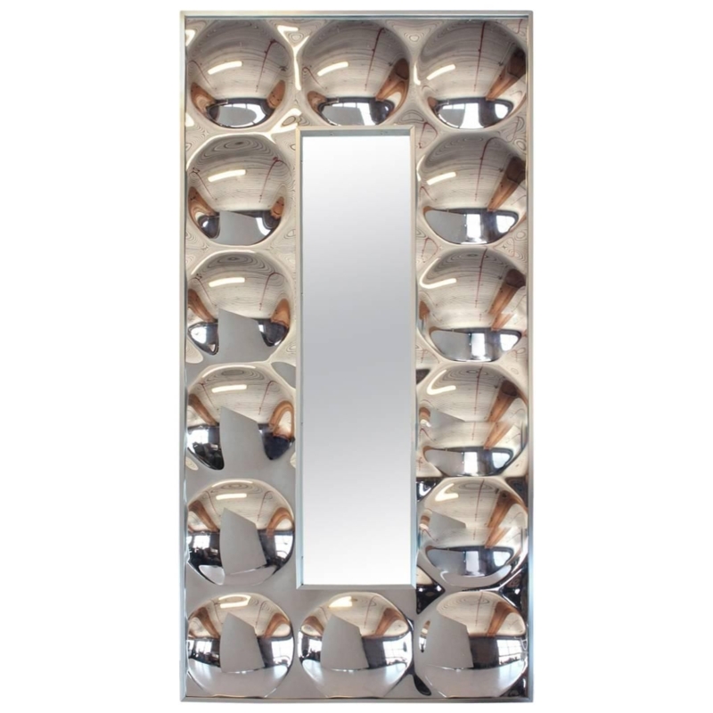 Mid-Century Modern Bubble Mirror by Turner