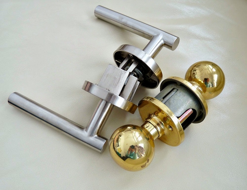 Mid-Century Modern Door Levers and Knobs
