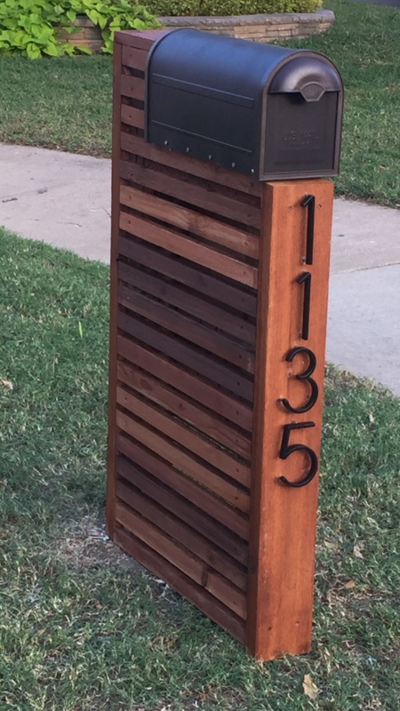 Mid Century Modern Mailbox Design - ORIGINAL "Atomic Avocado Designs ...