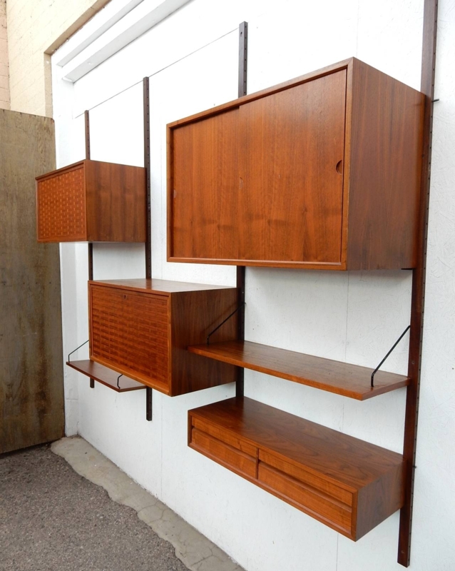 Mid-Century Modern Poul Cadovius Teak Shelving Unit