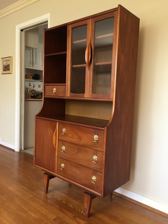 Mid Century Modern Stanley Tivli China Cabinet