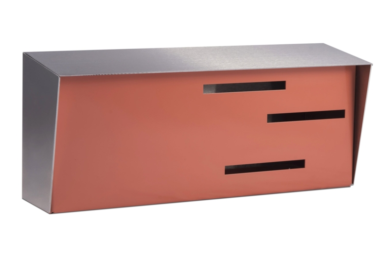 Mid Century Modern Wall Mounted Mailbox Design