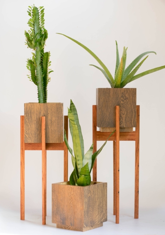 Mid Century Modern Planters