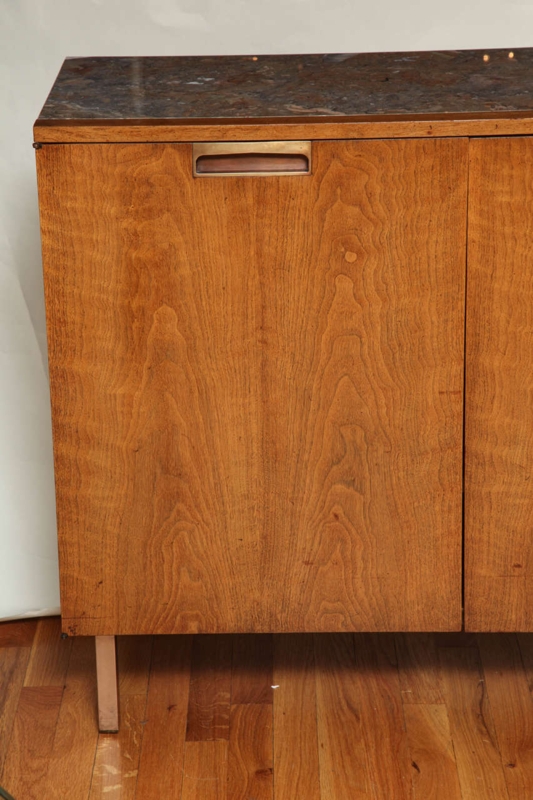 Midcentury Marble-Top Bar Cabinet at 1stDibs | bar cabinet with marble top
