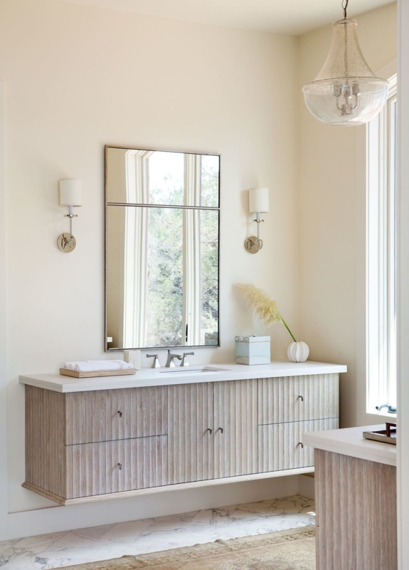 Minimalist Floating Vanity Bathroom Design