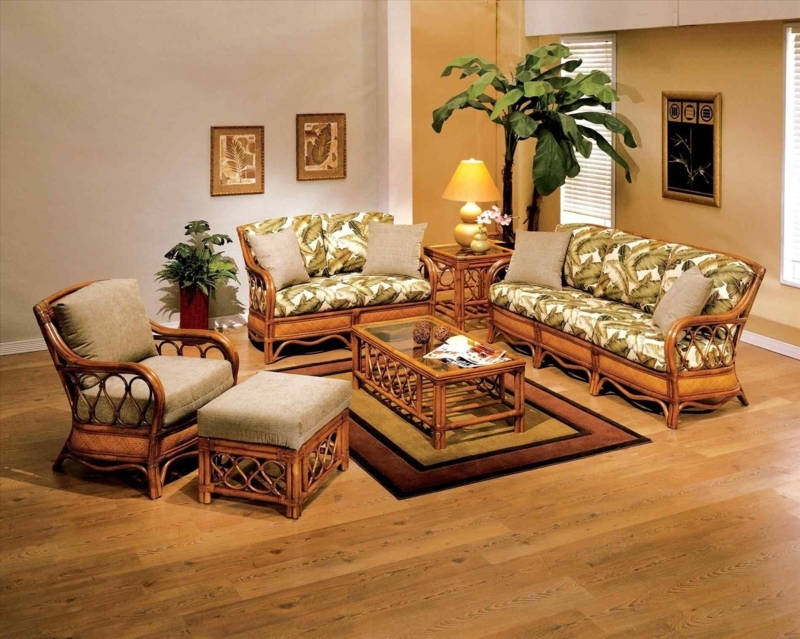 Modern Bamboo Furniture Living Room Design Ideas