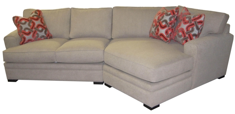 Modern Beige Aries Casual 2-Piece Sectional Sofa