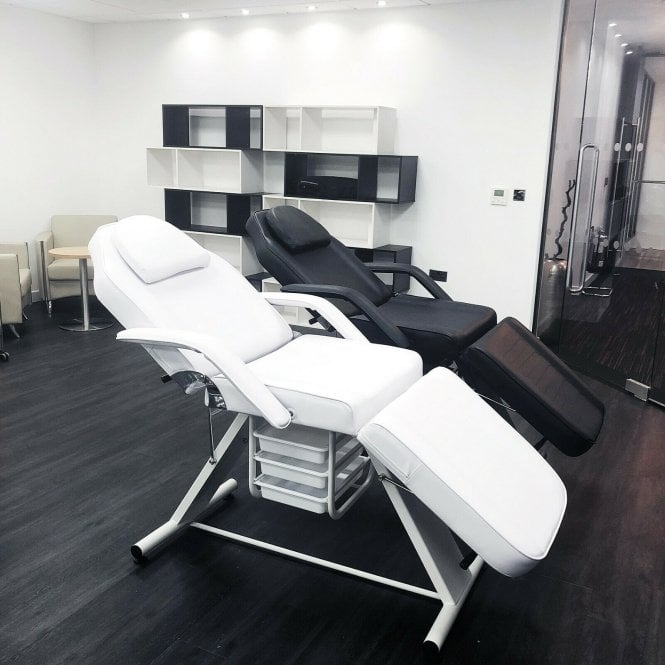 Modern Black and White Adjustable Beauty Beds