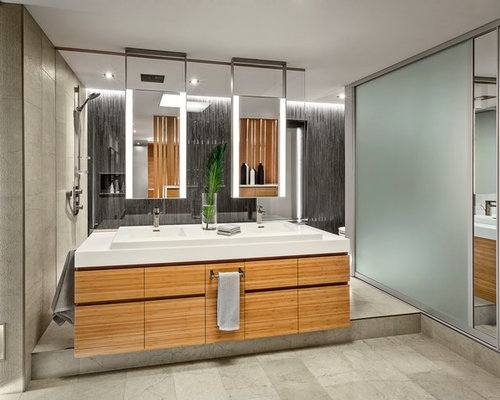 Modern Ceiling Mounted Bathroom Mirrors with Lighting
