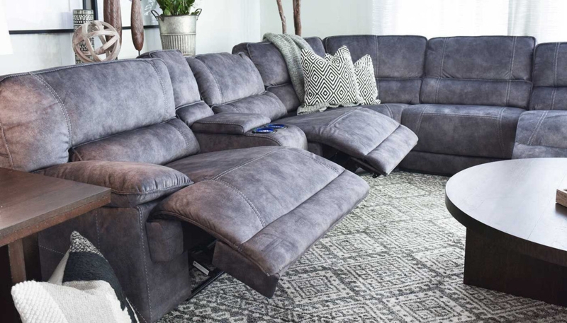 Modern Corner Modular Recliner Sofa Bed Lounge Suite