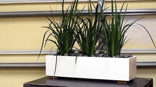 Modern DIY Rectangular Indoor Planter Ideas