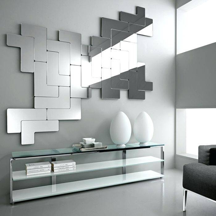 Modern Geometric Large Funky Wall Mirrors