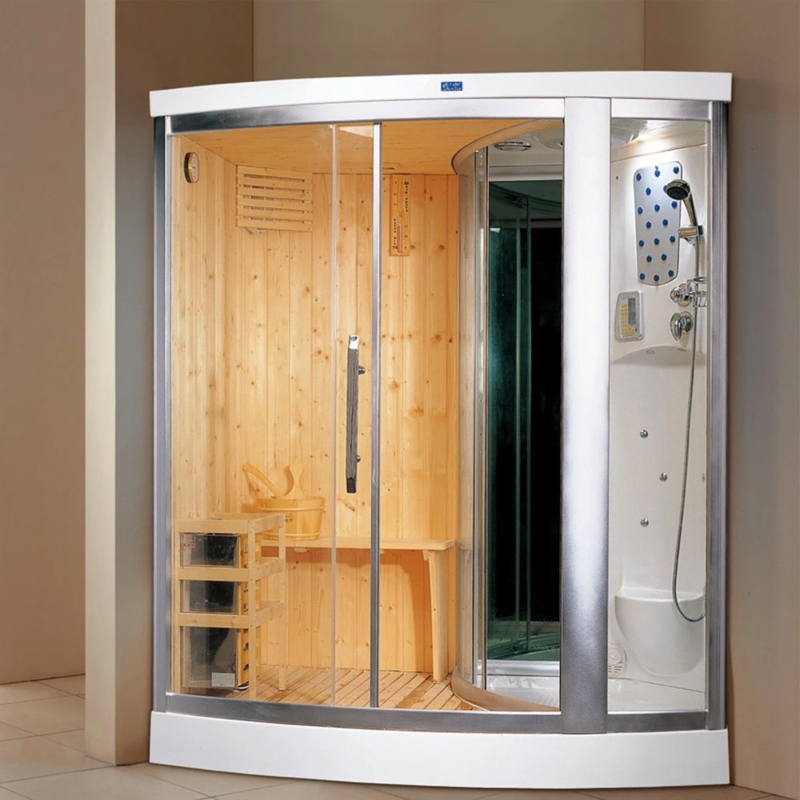 Modern Home Steam Sauna and Shower Combination