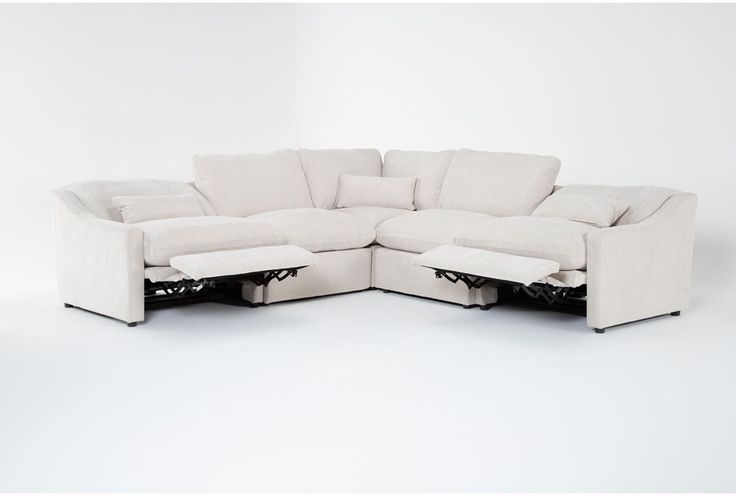 Modern Kennedy 5-Piece Power Reclining Modular Sectional Sofa