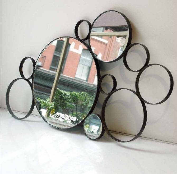 Modern Large Bubble Wall Mirrors for Stylish Rooms