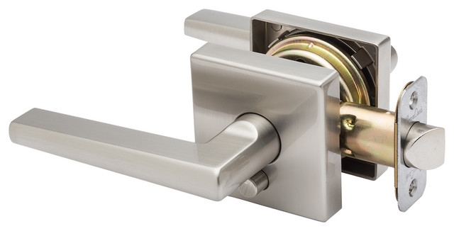 Modern Mid Century Stainless Steel Restroom Lever