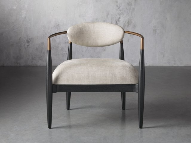 Modern Mid-Century Style Upholstered Accent Chair