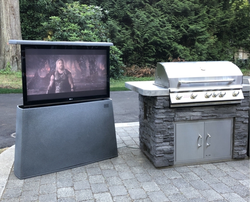 Modern Outdoor TV Cabinet for Flat Screen TVs