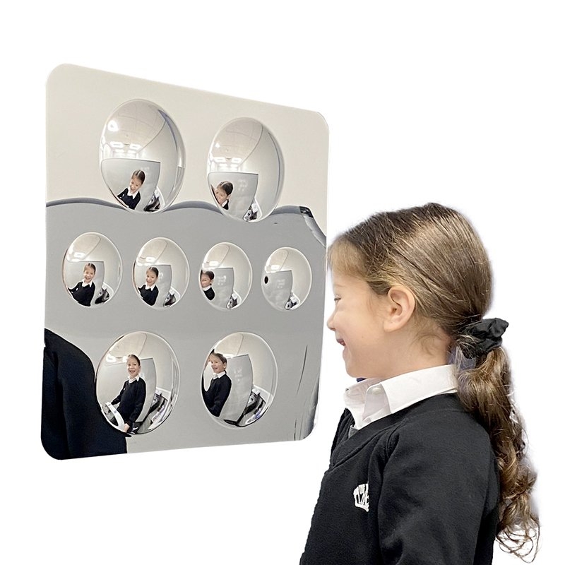 Modern Sensory Bubble Wall Mirror Design