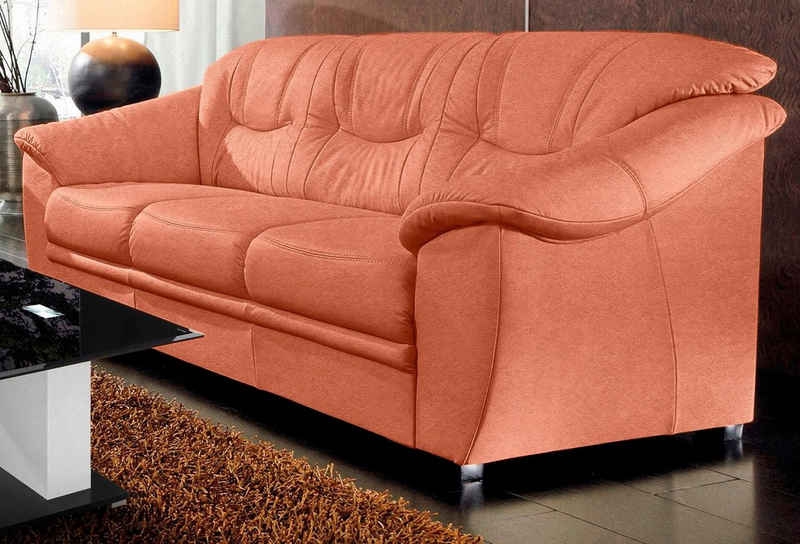 Modern Terracotta Sofa with Plush Upholstery