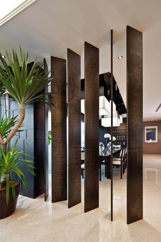Modern Vertical Panel Room Divider Ideas