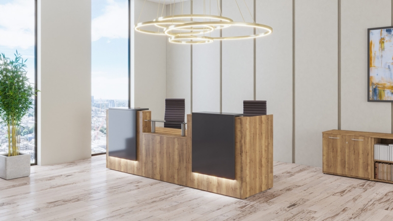 Modern Zion Double Front Reception Desk