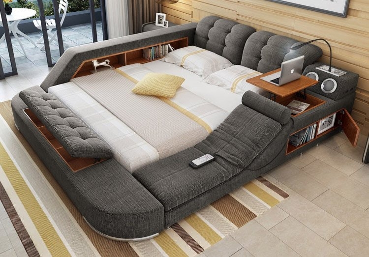 Modular Multifunctional Swiss Army Bed with Storage