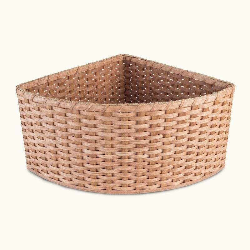 Natural Woven Corner Storage Basket for Organization
