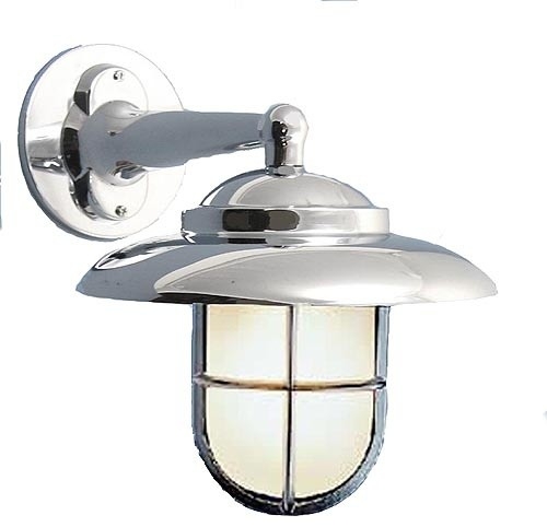 Nautical Outdoor Wall Sconce (Solid Brass / Indoor / 10+ Finishes ...