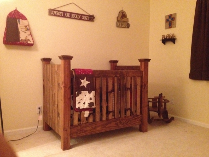 Pin by Dusty Farmer on Wood Crafts | Rustic baby cribs, Wooden baby ...