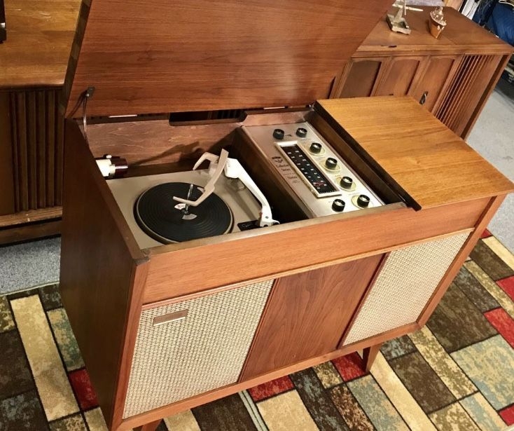 Pin on Vintage stereo console