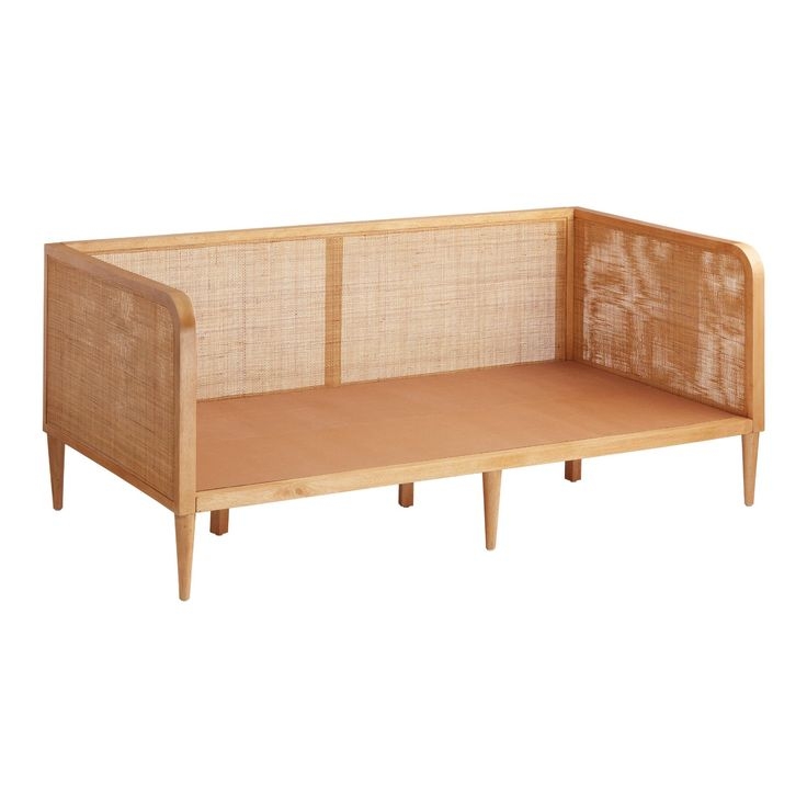 Rattan Cane and Wood Kira Daybed Frame