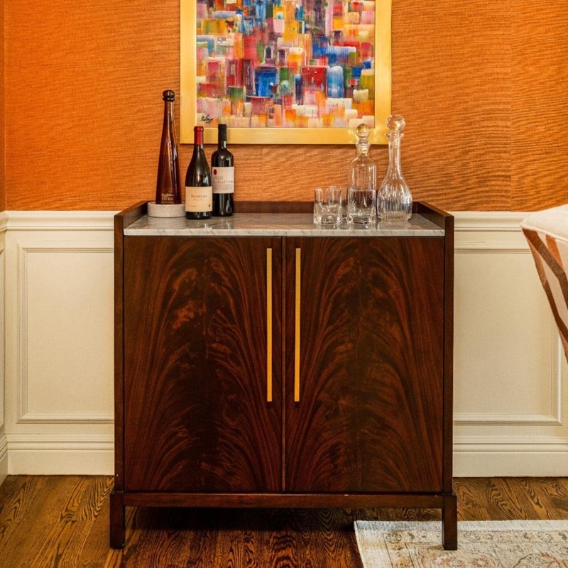 Marble Top Bar Cabinets