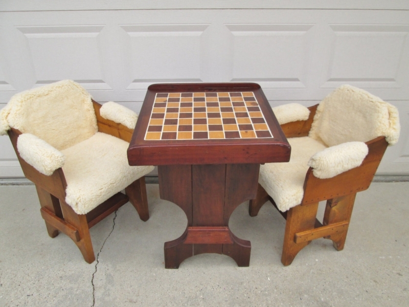 Chess Game Tables And Chairs
