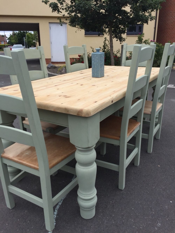 Sage Green Dining Set